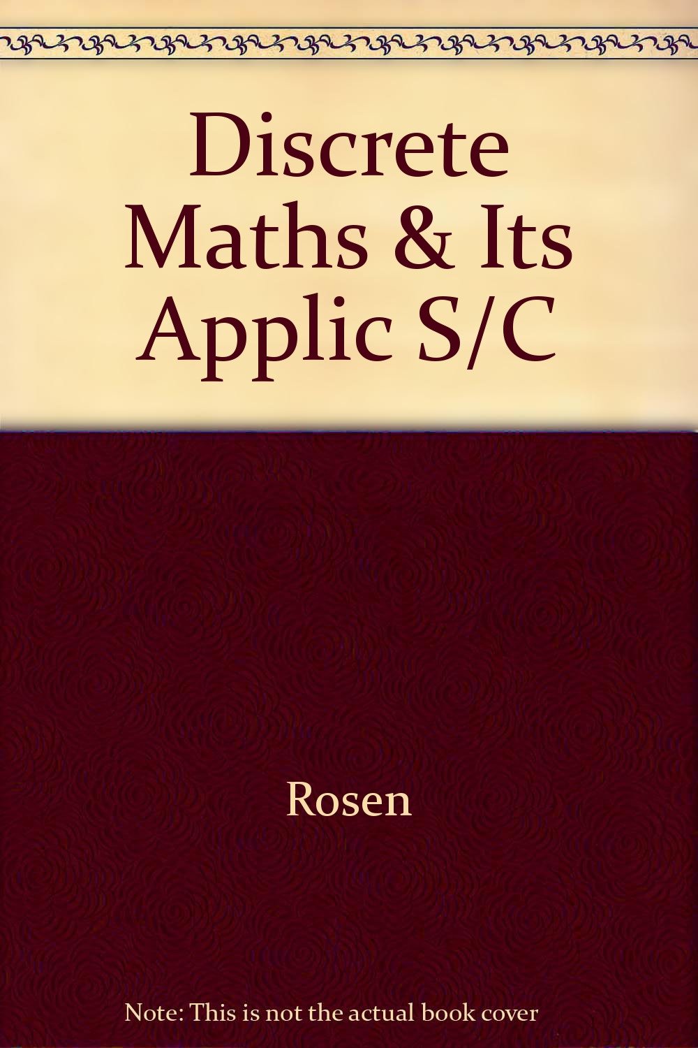 Discrete Maths & Its Applic S/C Rosen