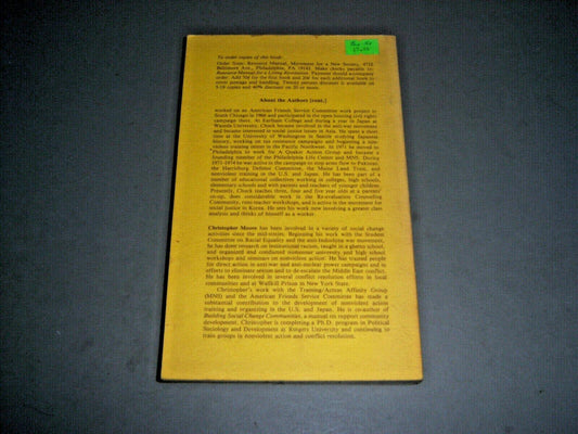 Resource Manual for a Living Revolution Coover, Virginia and etc.