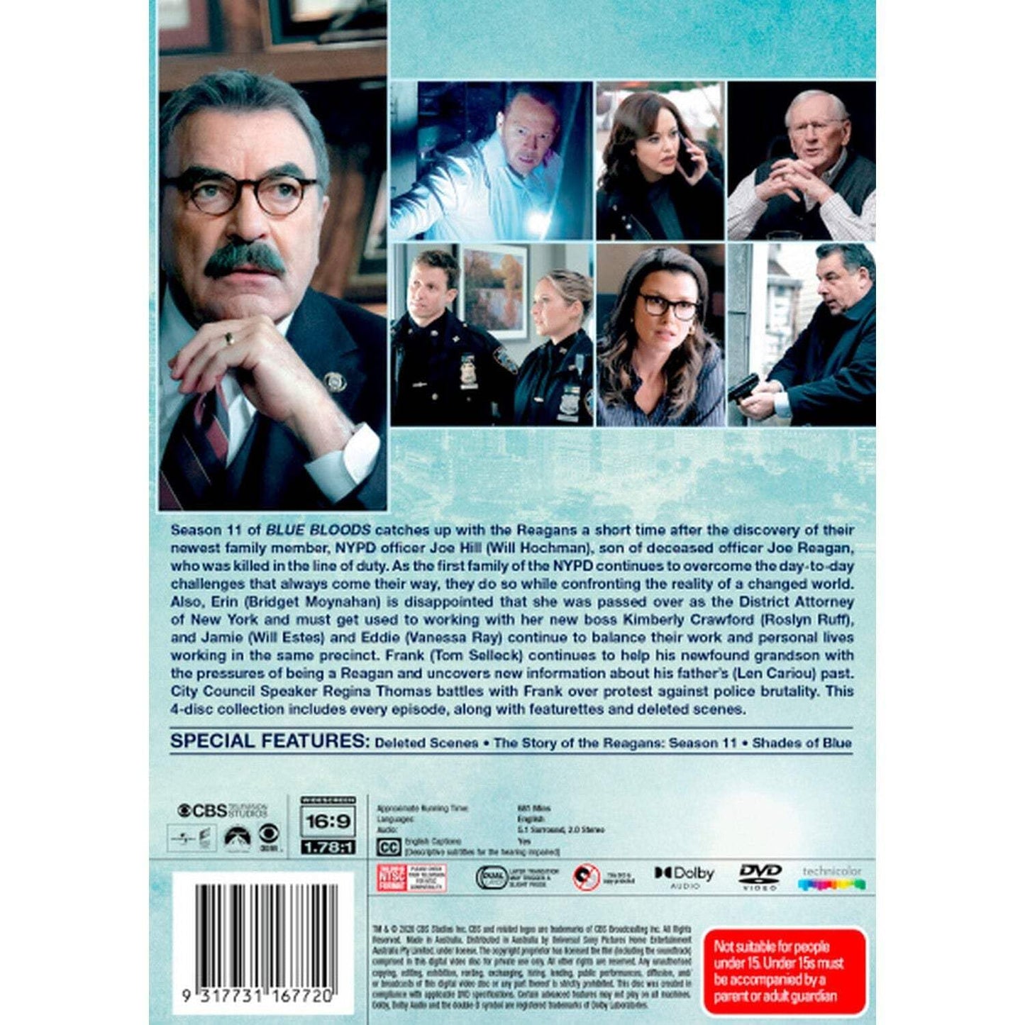 Blue Bloods: Season 11 - 4 Disc - (DVD) [DVD]