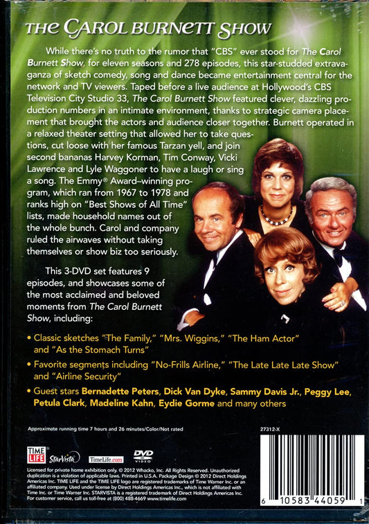 The Carol Burnett Show 3-dvd Set - 9 Episodes [Unknown Binding]