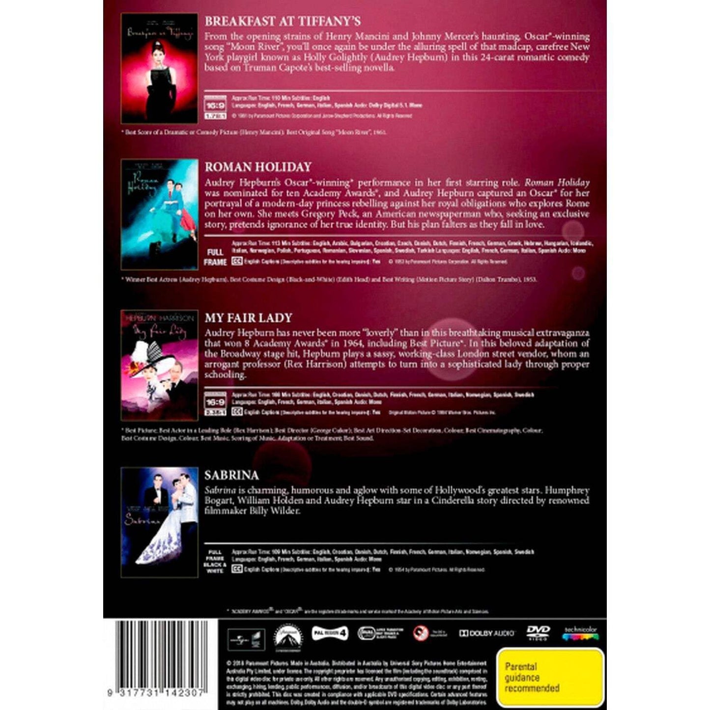 Audrey Hepburn Timeless Collection (DVD) [DVD]