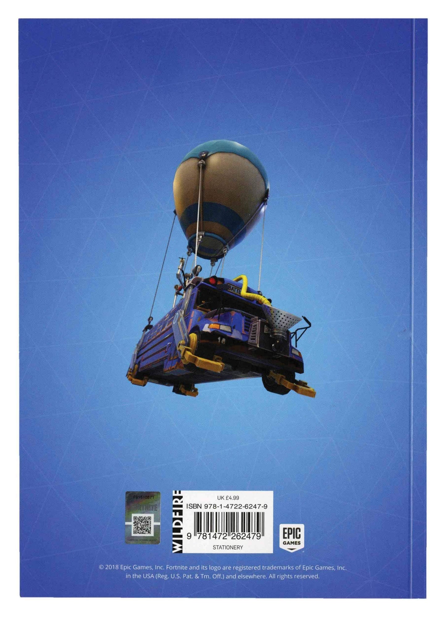 FORTNITE Official A5 Notebook: Fortnite gift; 210 x 165mm; ideal for battle strategy notes and fun with friends; 80 pages Games, Epic