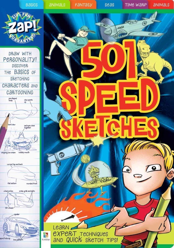 501 Speed Sketches [Paperback] Hinkler