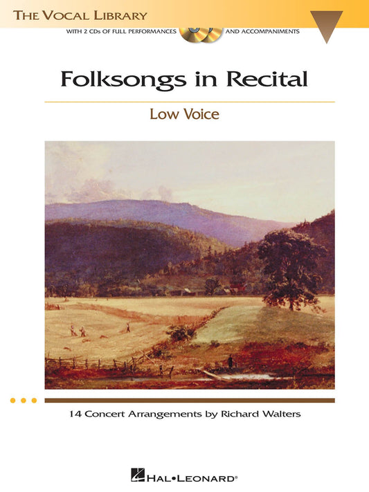 FOLKSONGS IN RECITAL LOW VOICE BK/2CDS