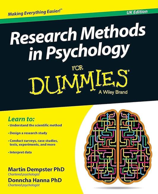 Research Methods in Psychology For Dummies [Paperback] Dempster, Martin and Hanna, Donncha