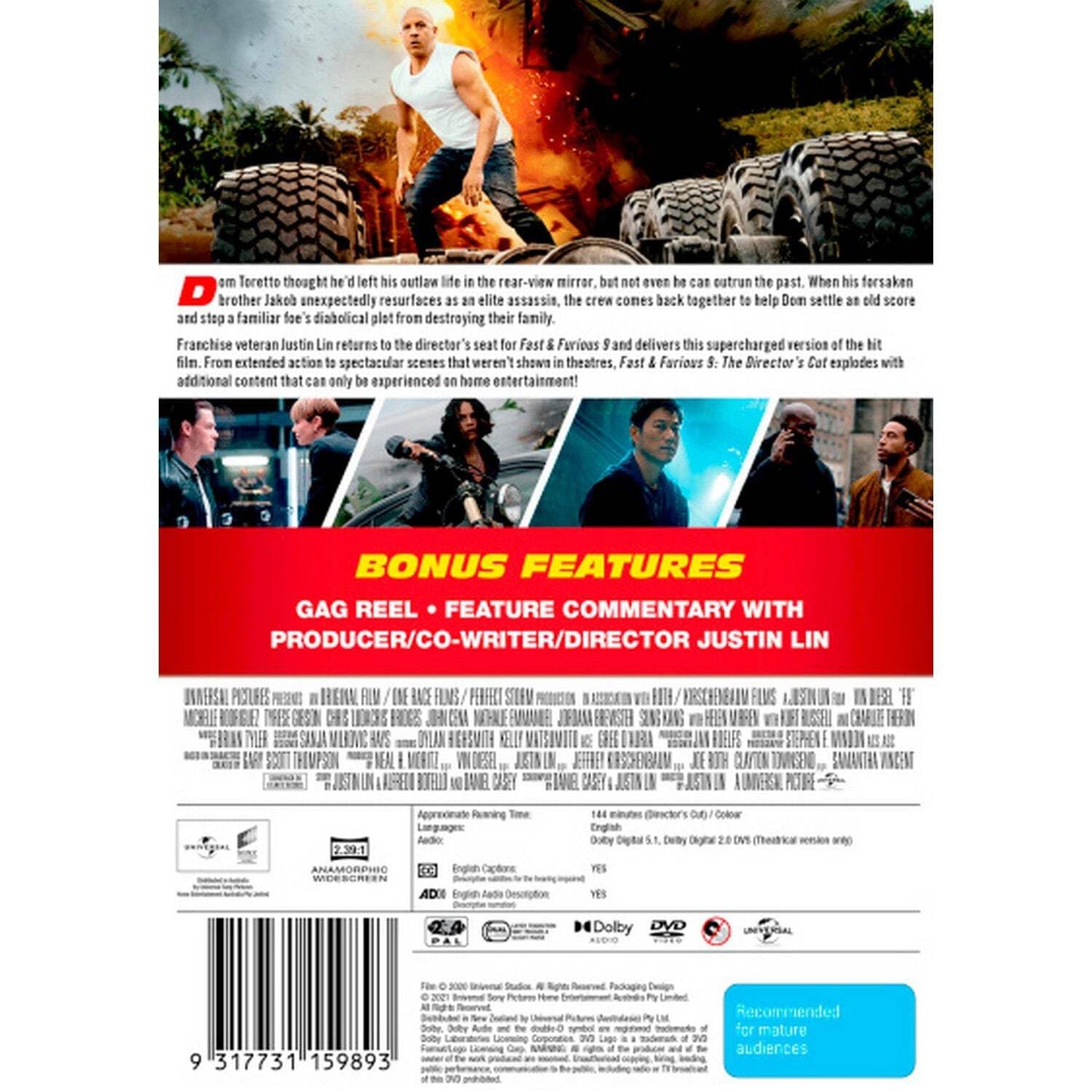 Fast & Furious 9 (DVD) [DVD]