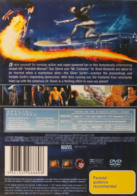 Fantastic 4 - Rise Of The Silver Surfer [DVD]