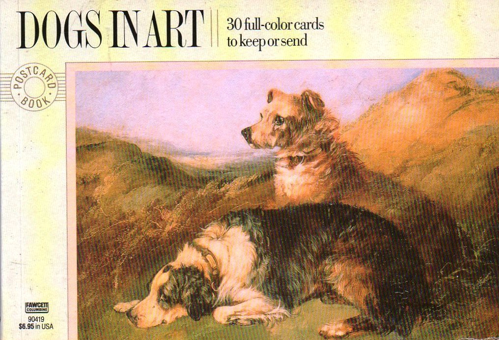 Dogs in Art/Postcard Book