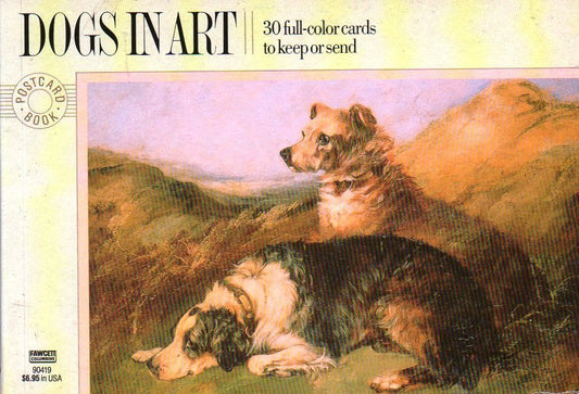 Dogs in Art/Postcard Book
