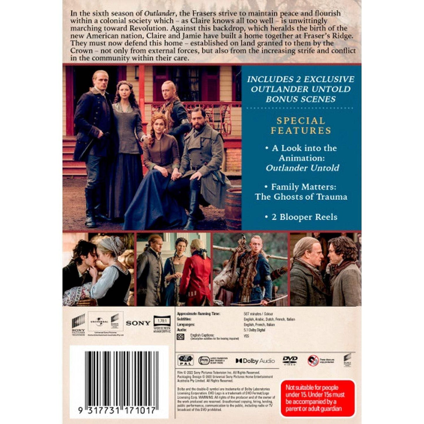 Outlander: Season 6 - 3 Disc - (DVD) [DVD]