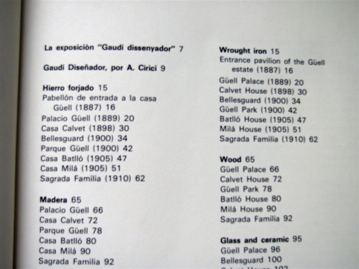 Gaudi: Designer