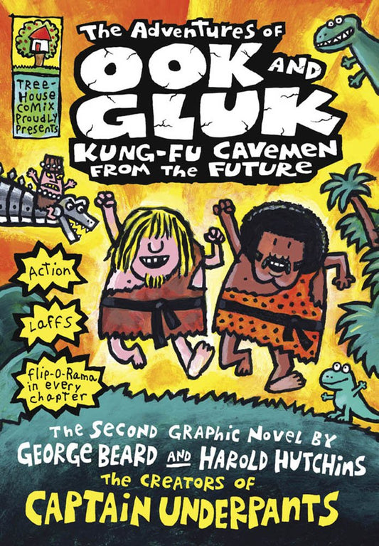 The Adventures of Ook and Gluk, Kung-Fu Cavemen from the Future (Captain Underpants) [Hardcover] Pilkey, Dav