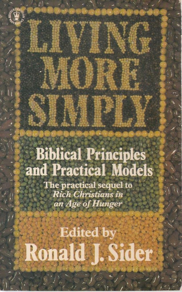 Living More Simply Sider, Ronald J.