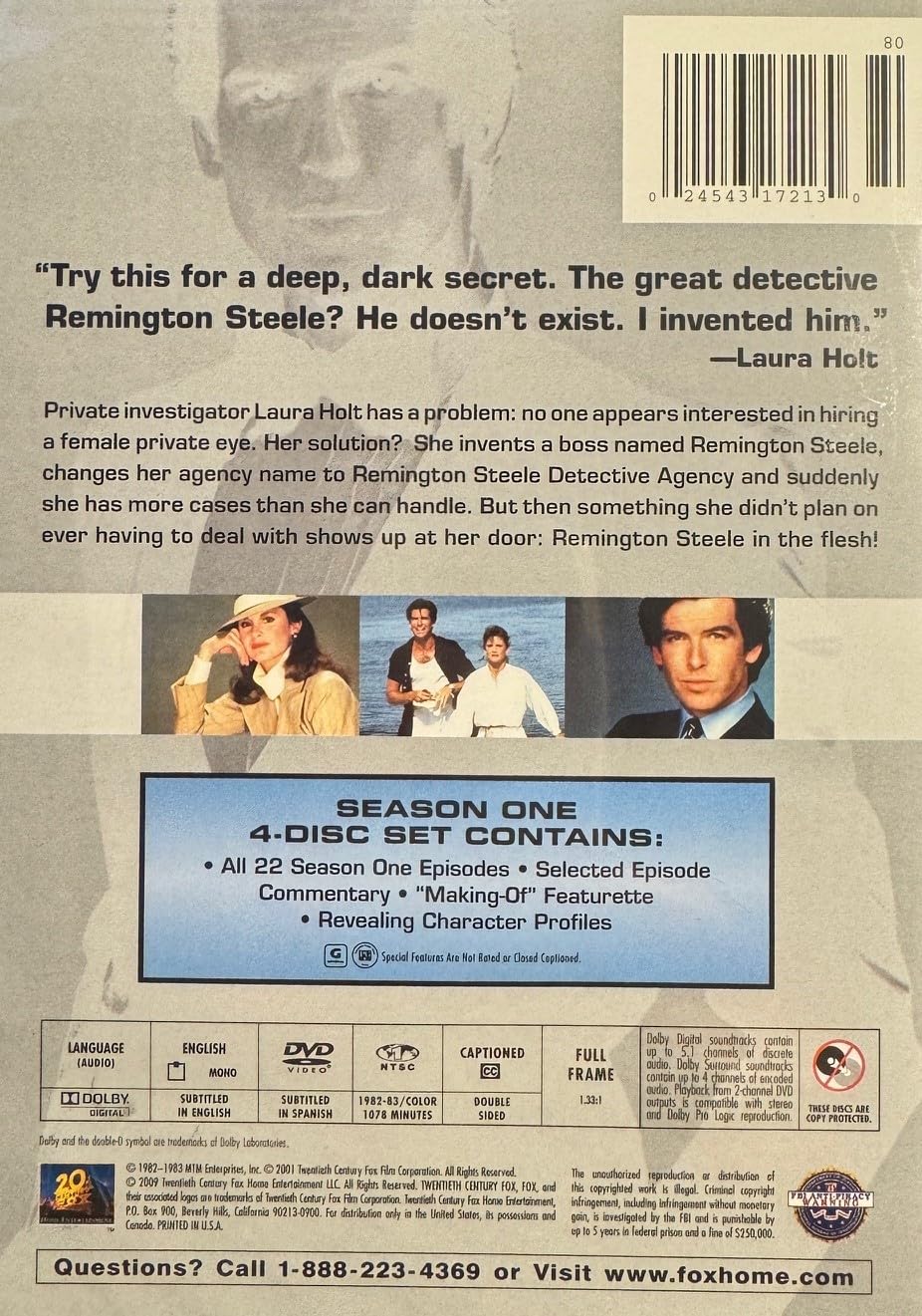 Remington Steele: Season 1 [DVD]