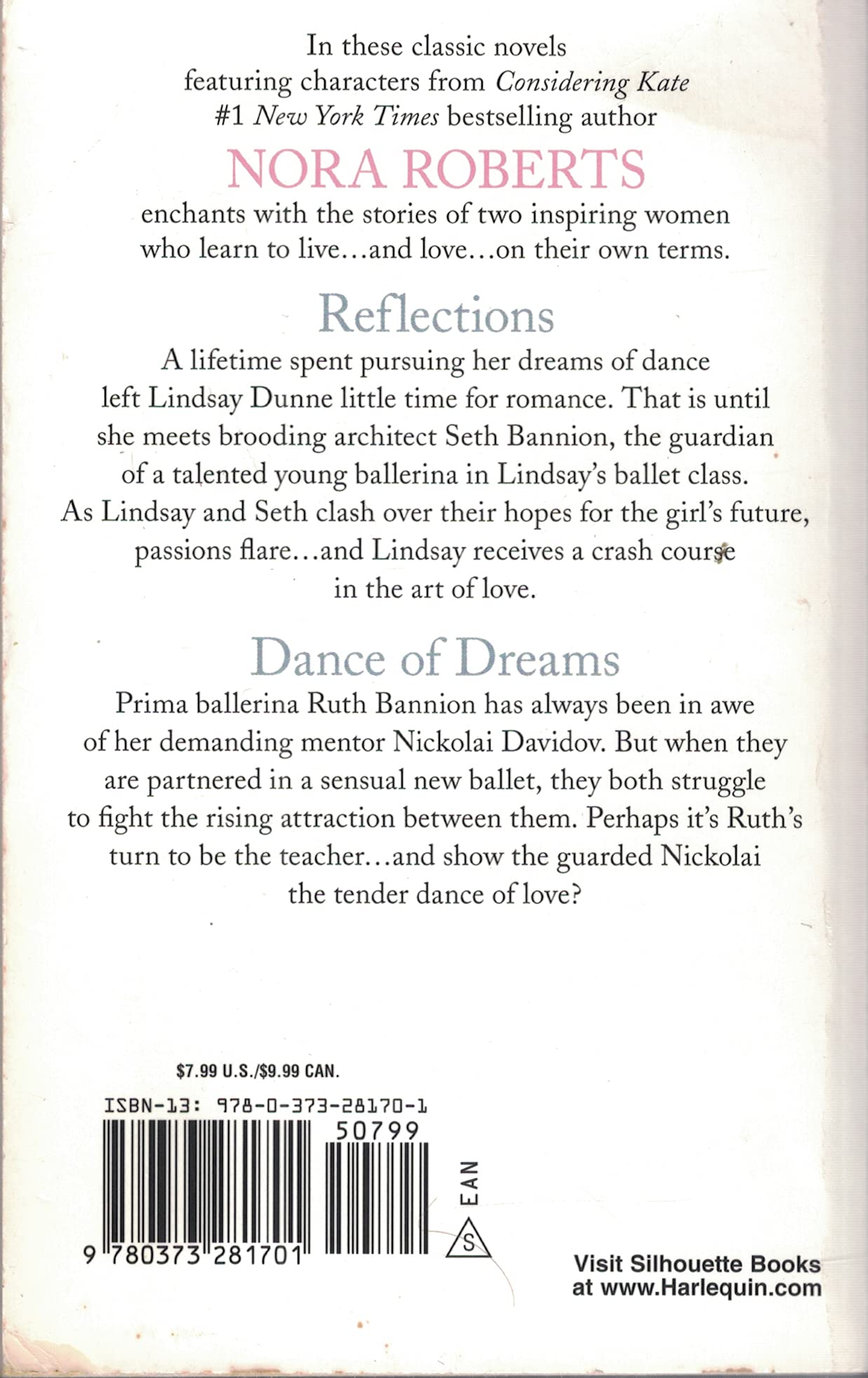 Reflections & Dance Of Dreams/Reflections/Dance Of Dreams [Paperback] Nora Roberts