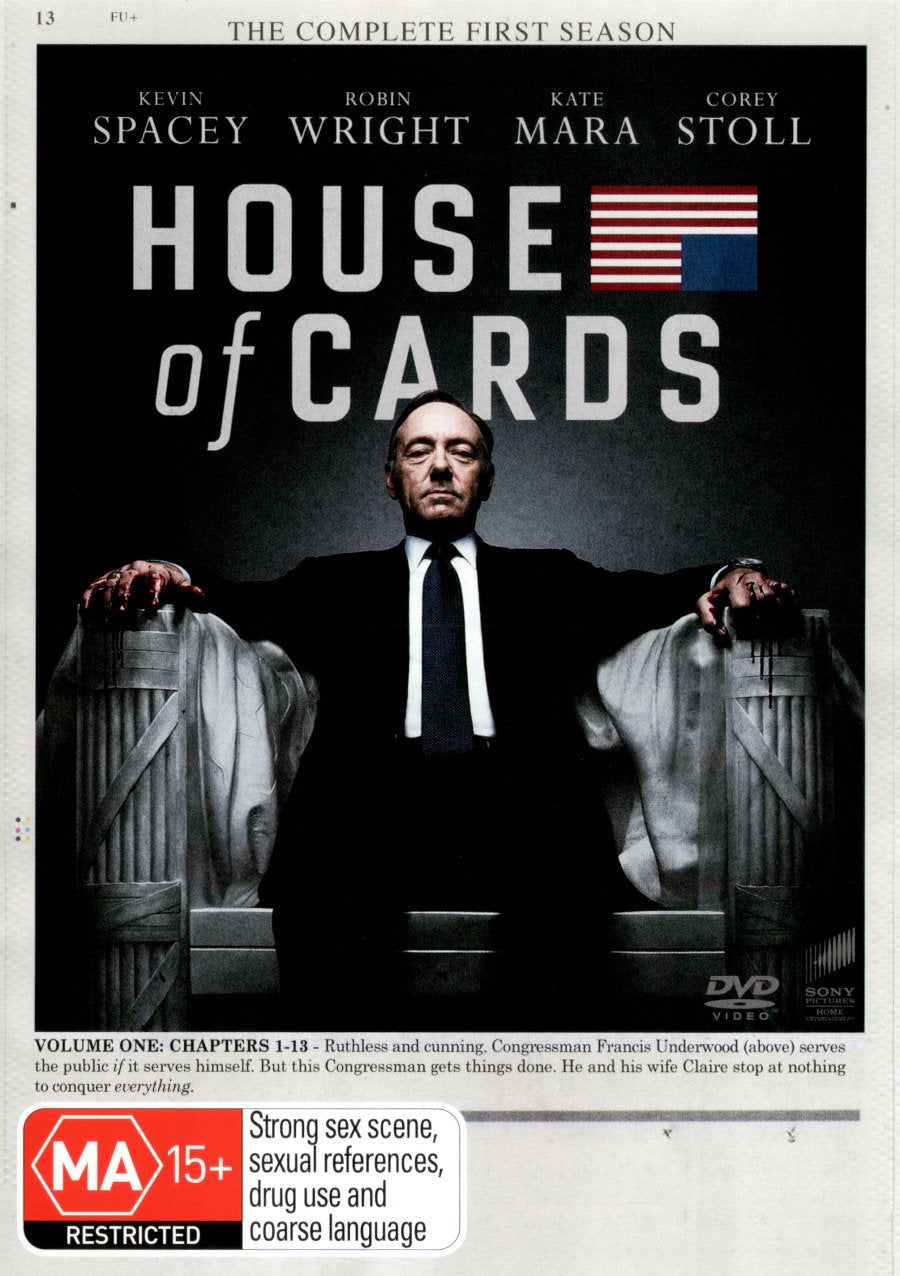 House of Cards: The Complete First Season (DVD)
