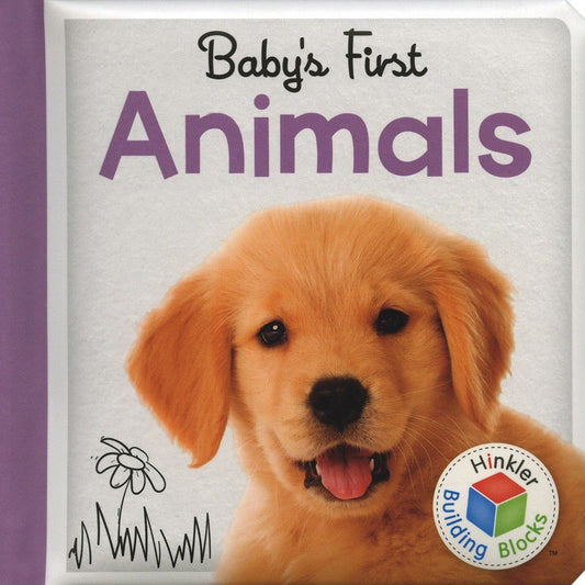 Building Blocks Animals Baby's First Padded Board Book [Hardcover] Pty Ltd, Hinkler