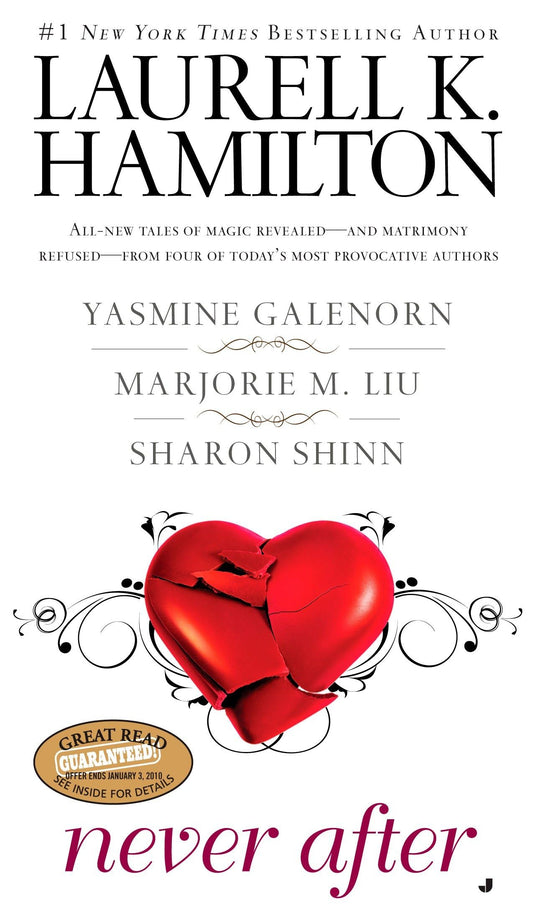 Never After [Paperback] Hamilton, Laurell K; Galenorn, Yasmine; Liu, Marjorie M and Shinn, Sharon