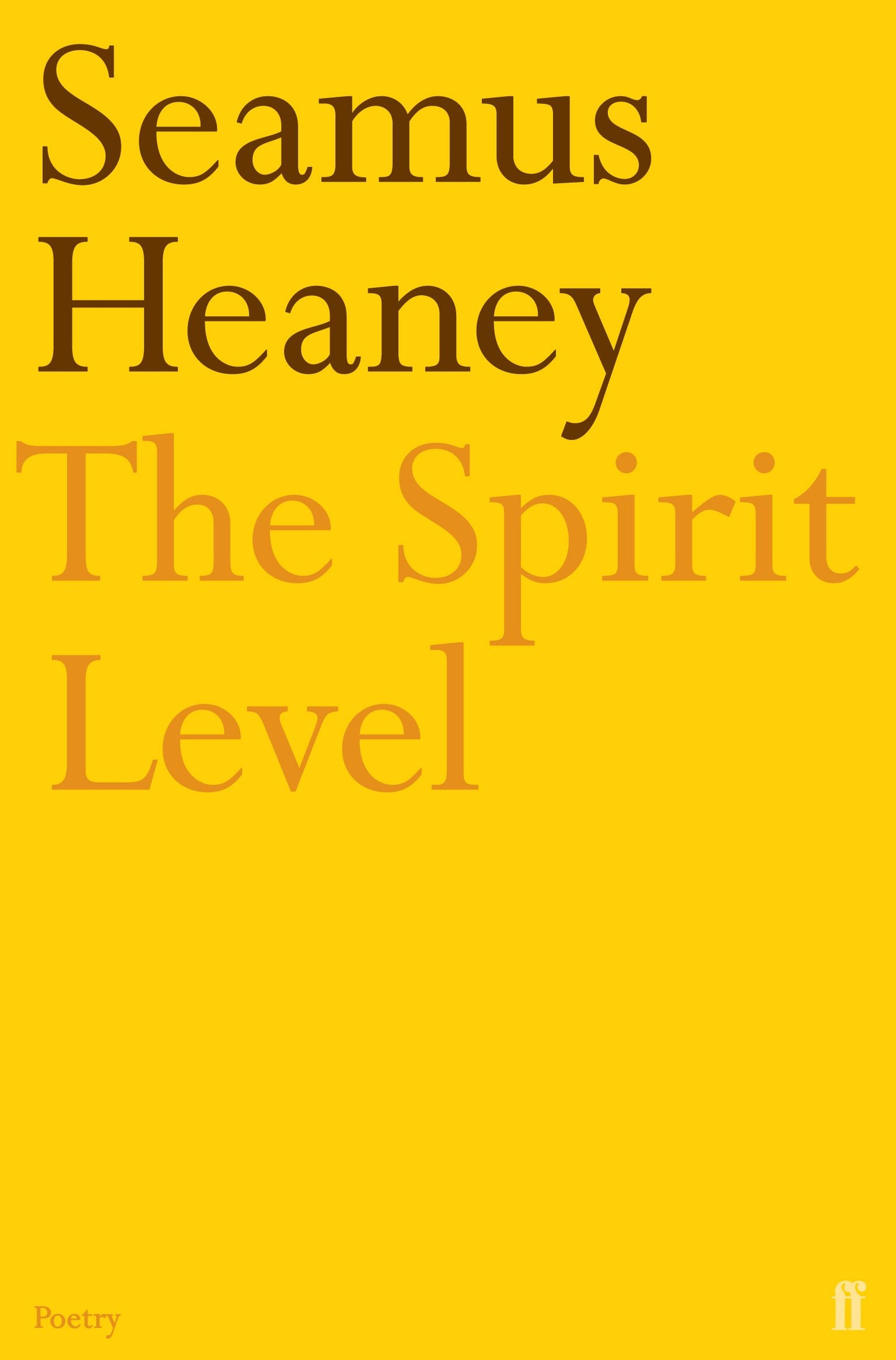 Spirit Level [Paperback] Heaney, Seamus