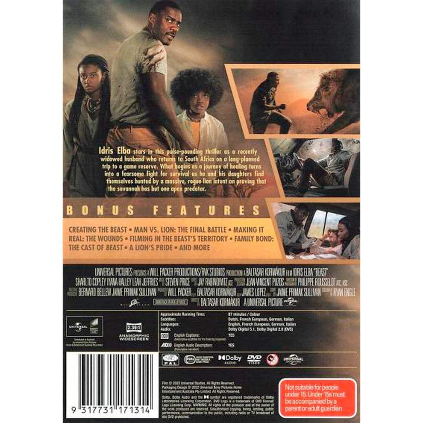 Beast (2022) - (DVD) [DVD]