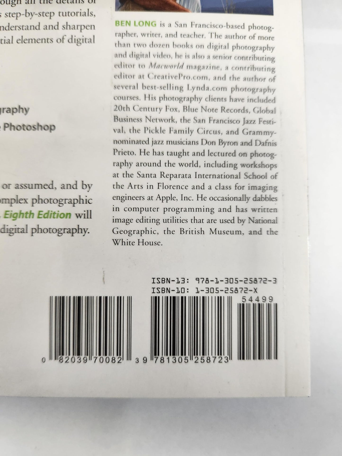 Complete Digital Photography, 8th Long, Ben