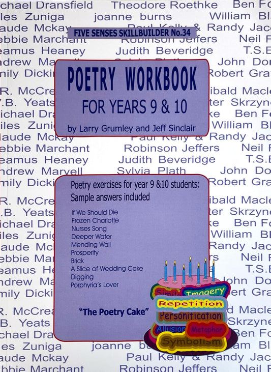 Poetry Workbook for Years 9 and 10 Grumley, Larry