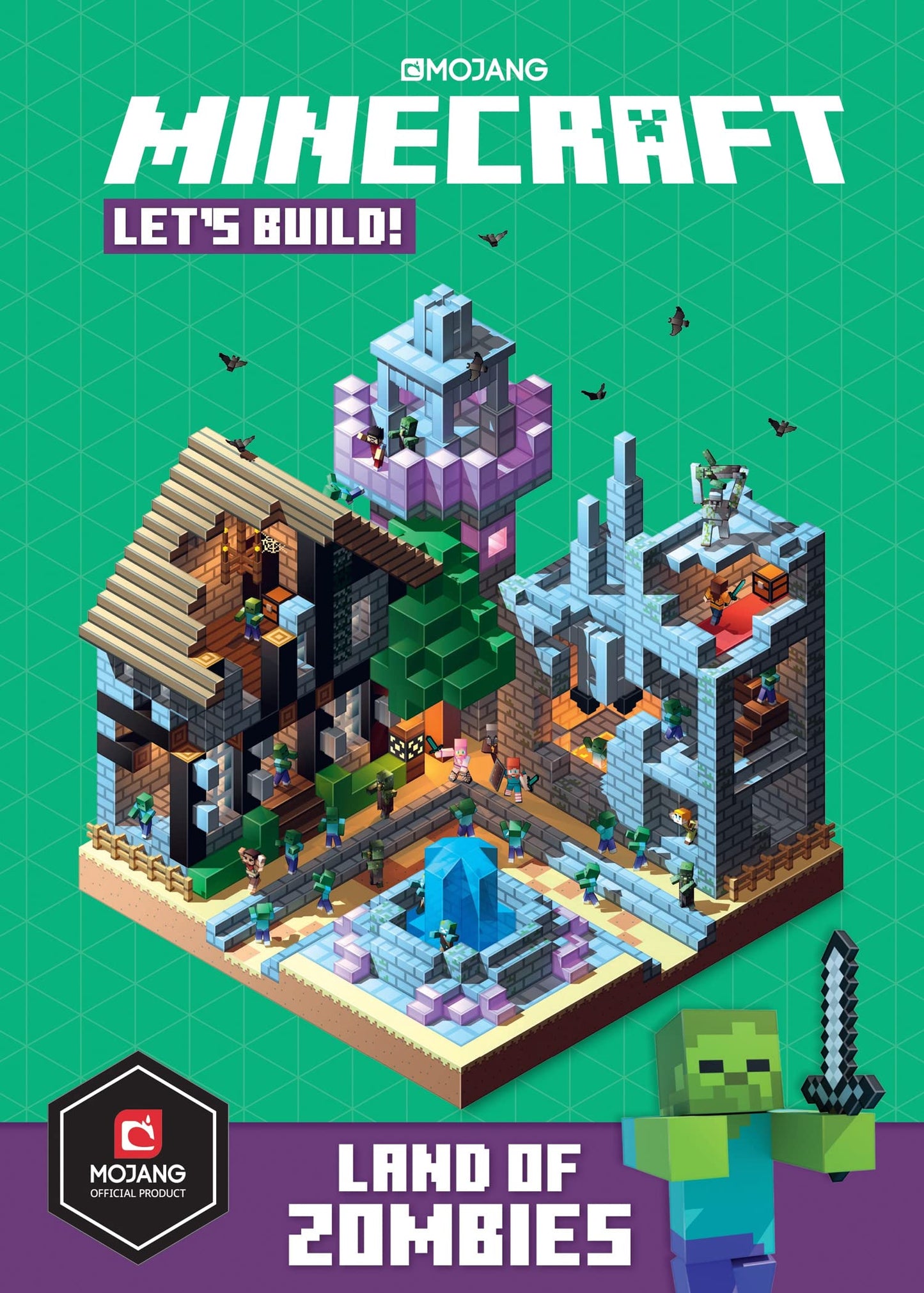 Minecraft Let's Build! Land of Zombies [Paperback] AB, Mojang
