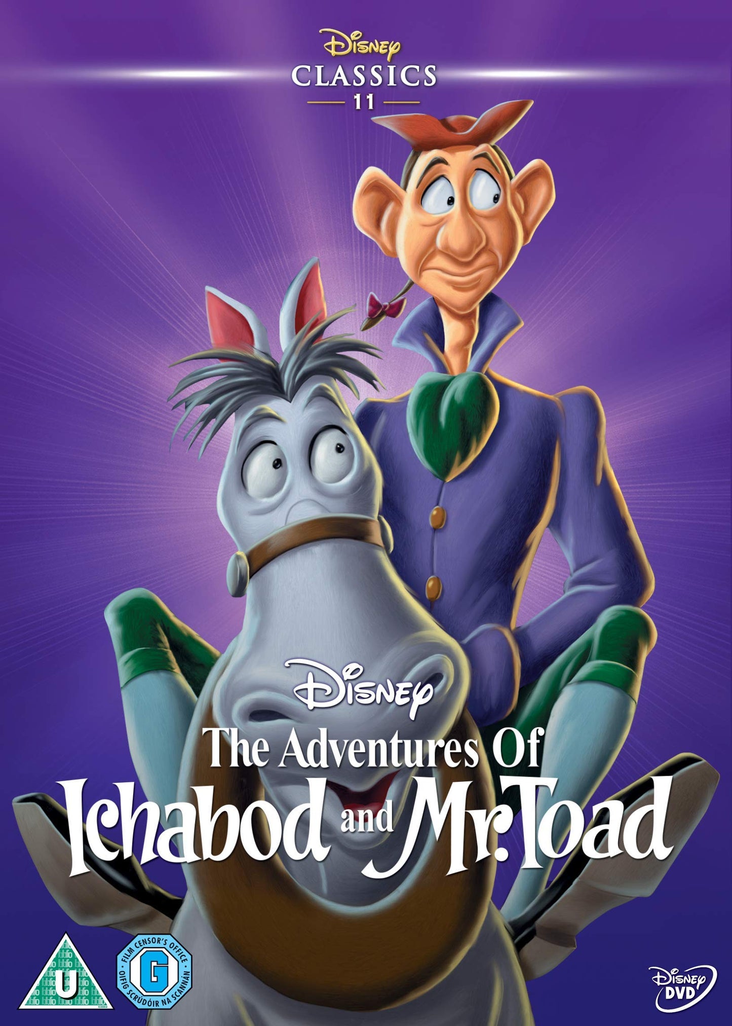 The Adventures of Ichabod and Mr. Toad [DVD]
