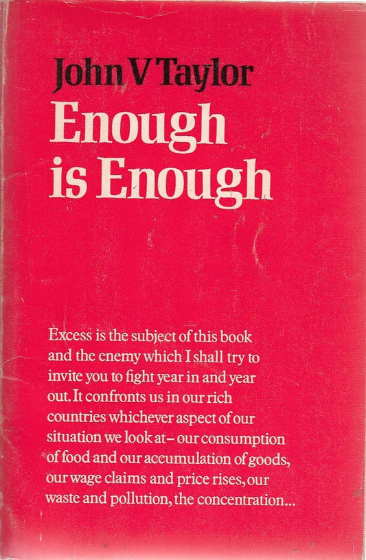 Enough is Enough Taylor, John V.