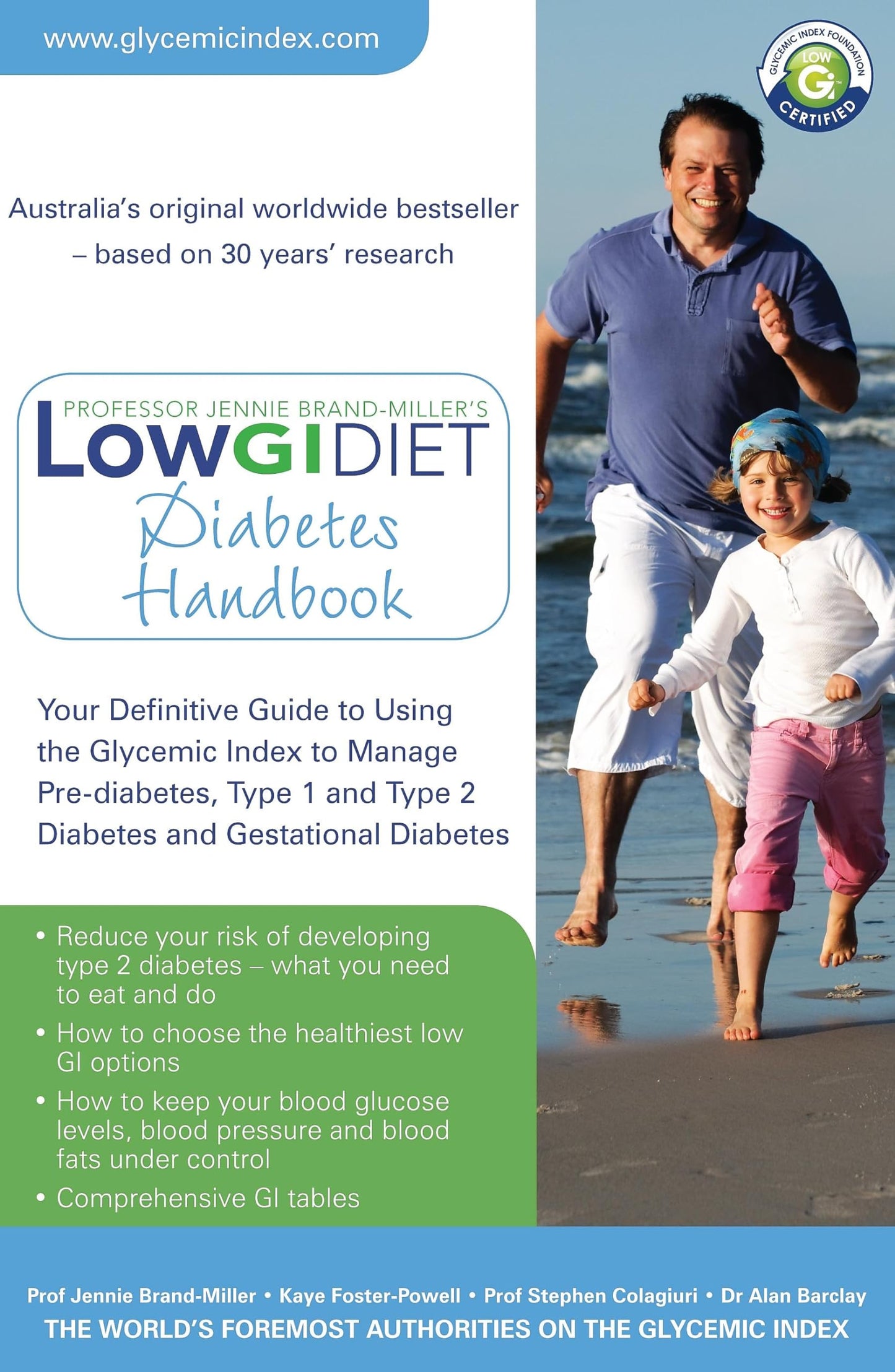 Low GI Diet Diabetes Handbook [Paperback] Brand-Miller, Jennie; Foster-Powell, Kaye; Colagiuri, Stephen and Barclay, Alan