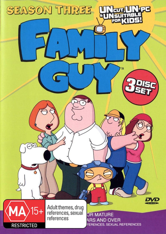 Family Guy - Season 3 (3 Disc Set) [DVD]