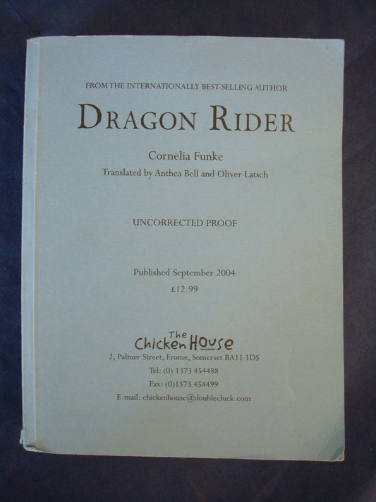 Dragon Rider Funke,Cornelia and Bell,Anthea