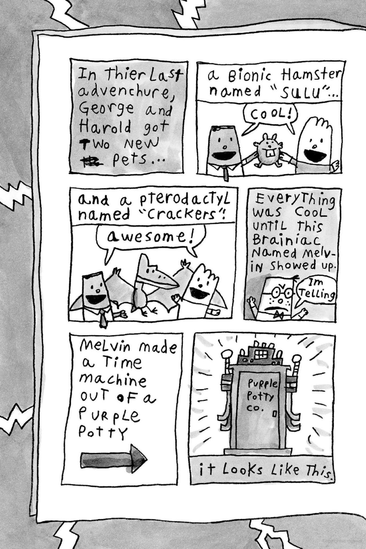 Captain Underpants and the Preposterous Plight of the Purple Potty People (Captain Underpants #8)