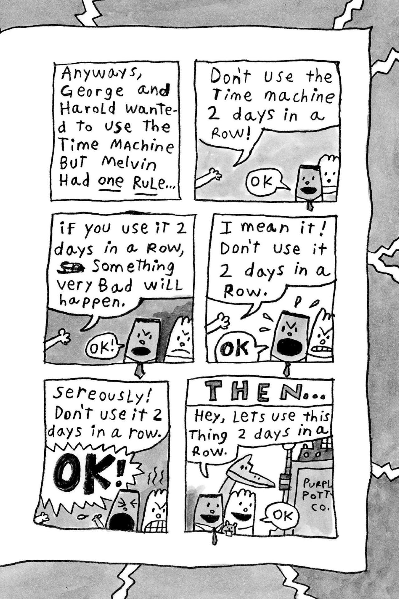Captain Underpants and the Preposterous Plight of the Purple Potty People (Captain Underpants #8)