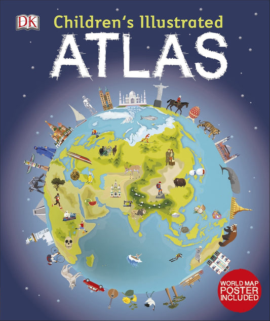 Children's Illustrated Atlas: Revised and Updated Edition [Hardcover] Brooks, Andrew and Kindersley, Dorling
