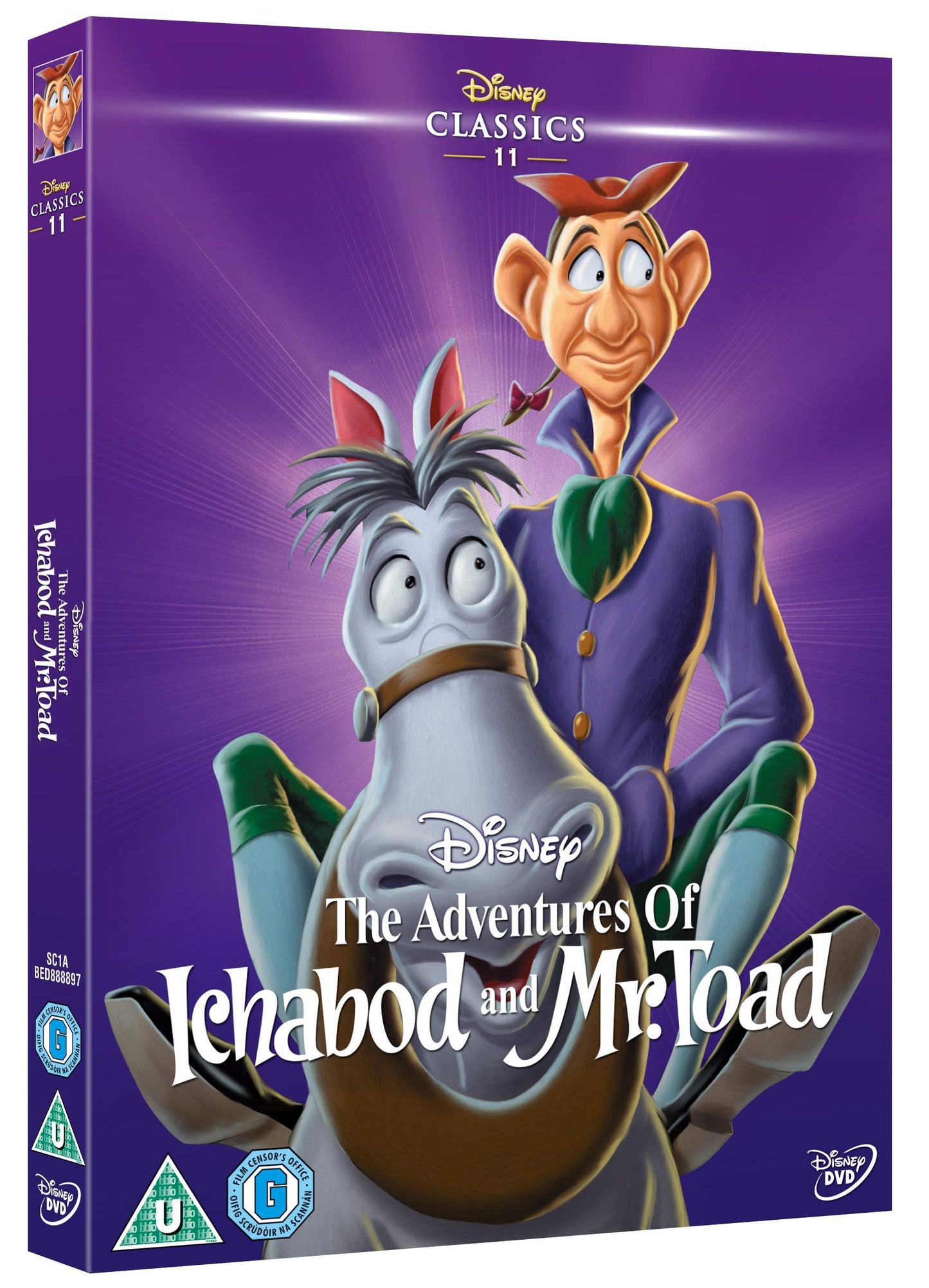 The Adventures of Ichabod and Mr. Toad [DVD]