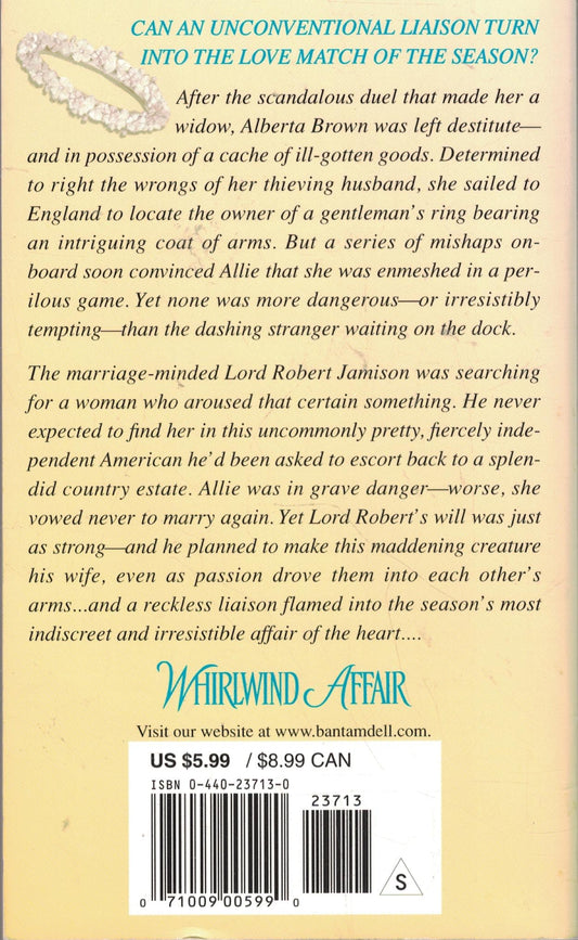 Whirlwind Affair D'Alessandro, Jacquie