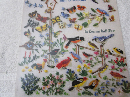 An Encyclopedia of Ribbon Embroidery Birds, Butterflies, and Blossoms by Deanna Hall West (1996-08-02) [Paperback]