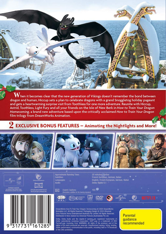 How to Train Your Dragon Homecoming (DVD) [DVD]