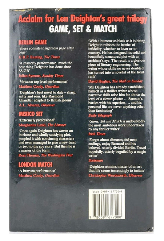 Game, Set and Match: Mexico Set, Berlin Game AND London Match Deighton, Len