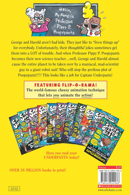 Captain Underpants and the Perilous Plot of Professor Poopypants (Captain Underpants #4) [Paperback] Pilkey, Dav