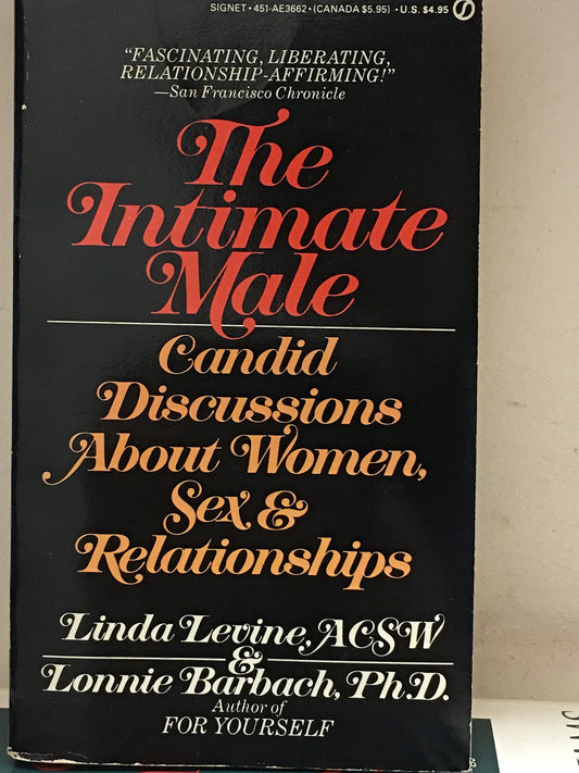 Levine and Barbach : Intimate Male Levine, Linda and Barbach Ph.D., Lonnie