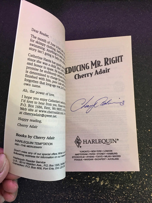 Seducing Mr. Right Adair, Cherry
