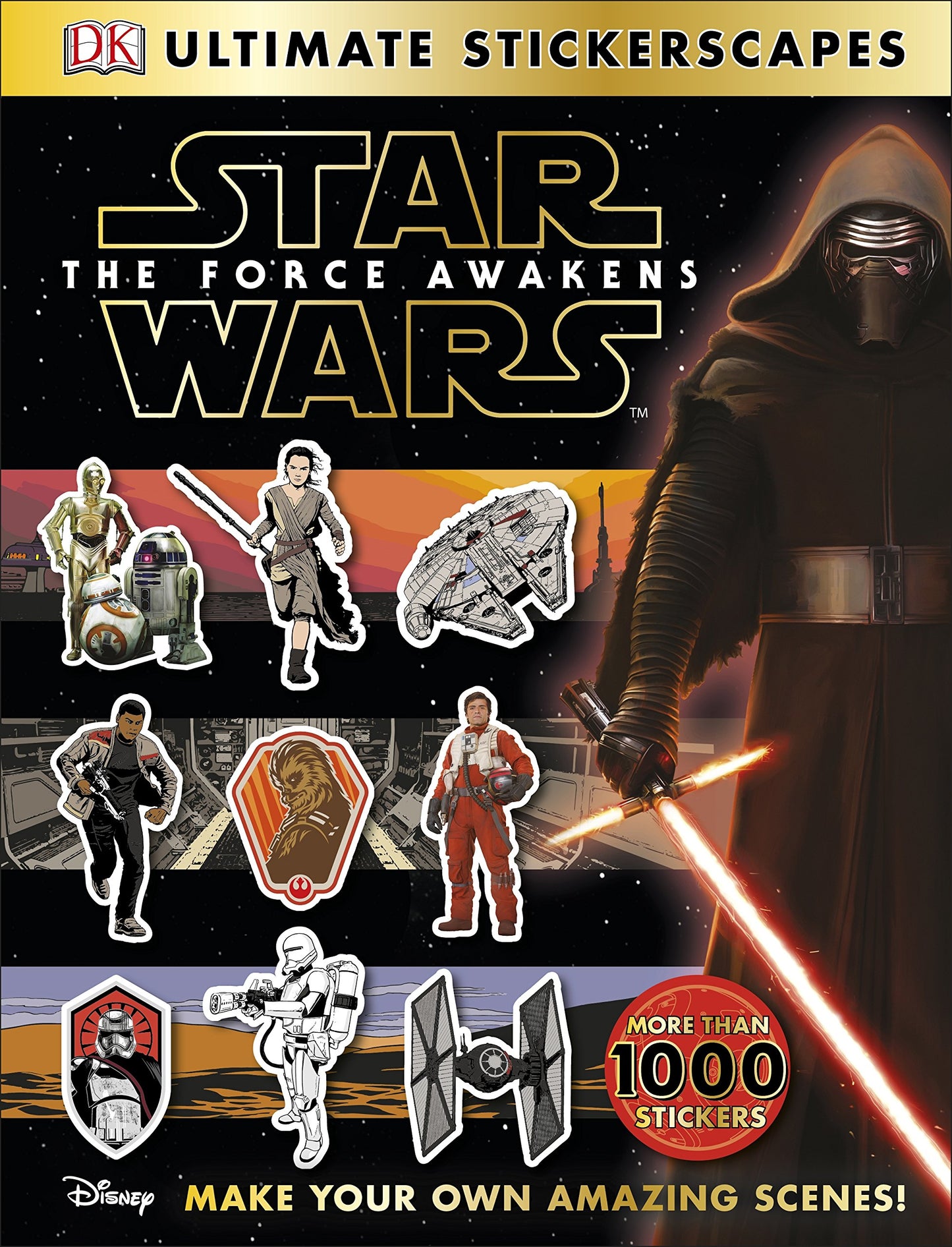 Star Wars The Force Awakens: Ultimate Stickerscape [Paperback] DK