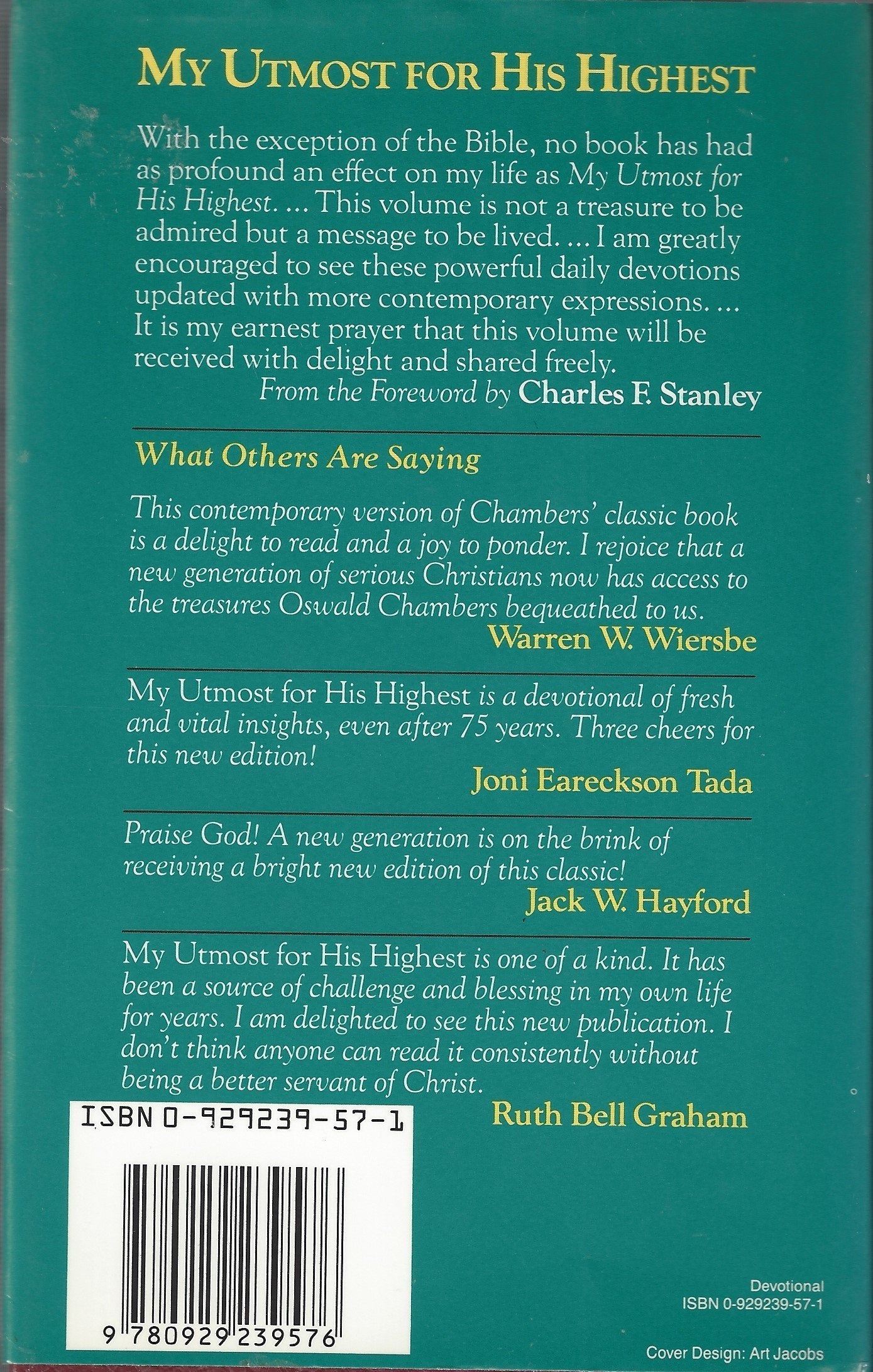 My Utmost for His Highest: Updated Edition: An Updated Edition in Today's Language - the Golden Book of Oswald Chambers [Hardcover] Oswald Chambers