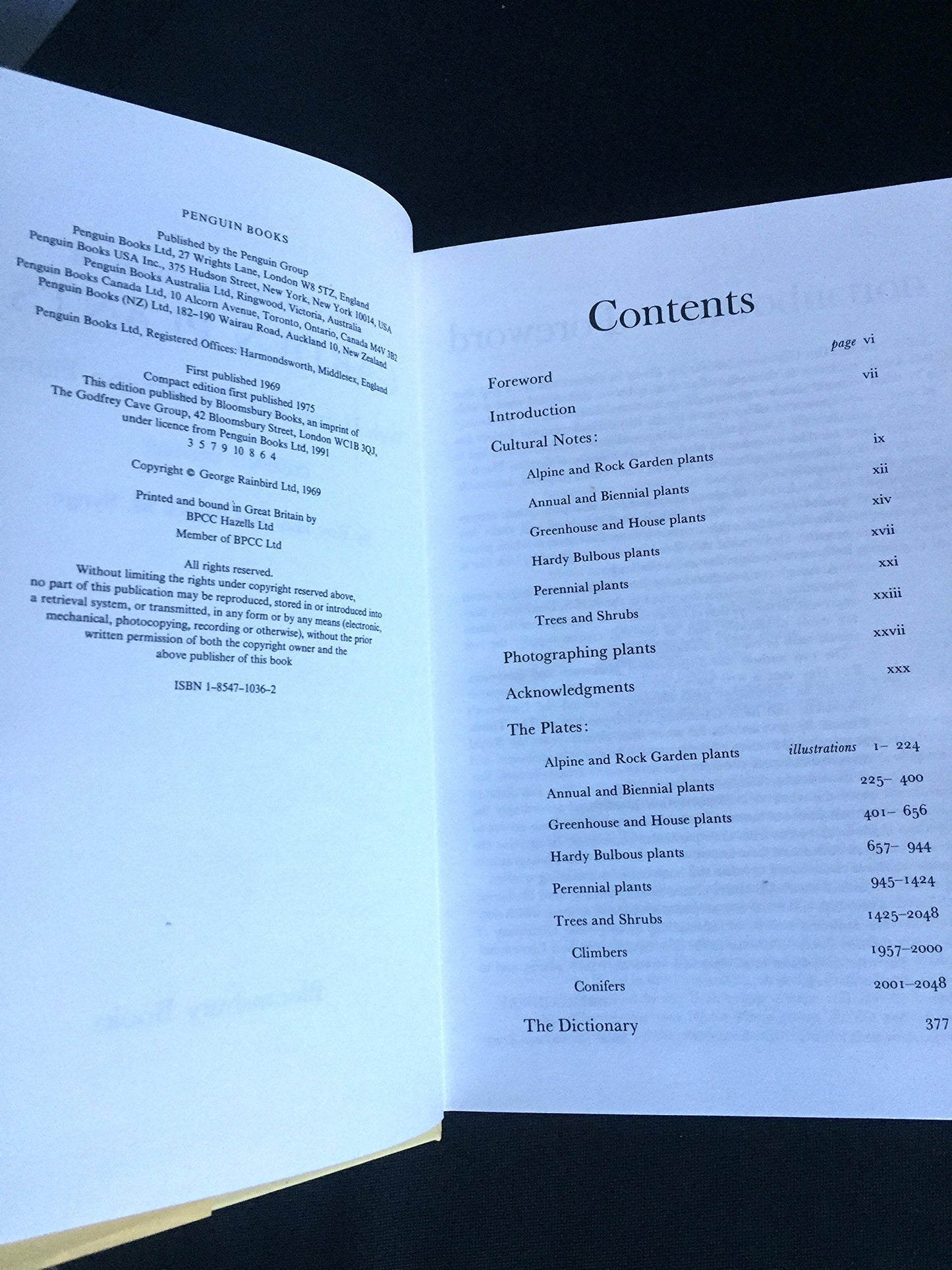 Dictionary of Garden Plants