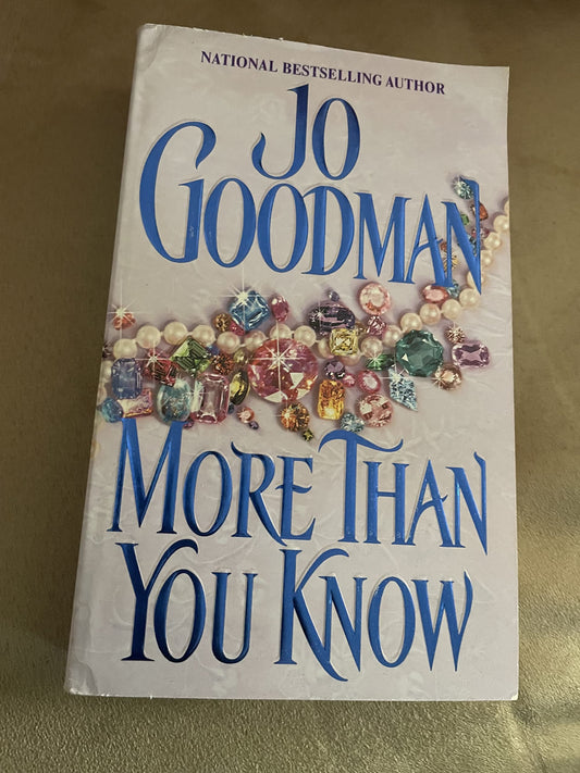 More Than You Know Goodman, Jo