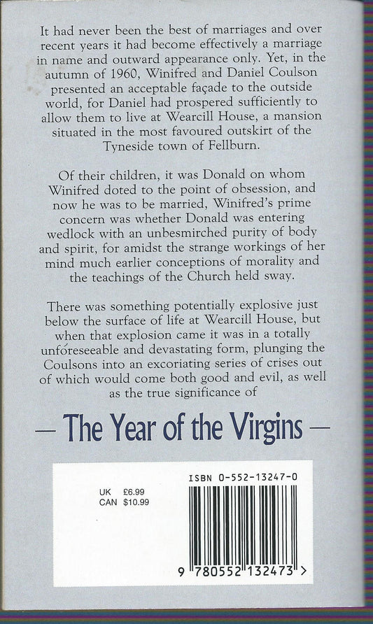 The Year Of The Virgins [Paperback] Cookson, Catherine