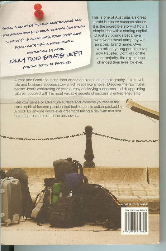 Only Two Seats Left!: The Incredible Contiki Story [Paperback] Anderson, John