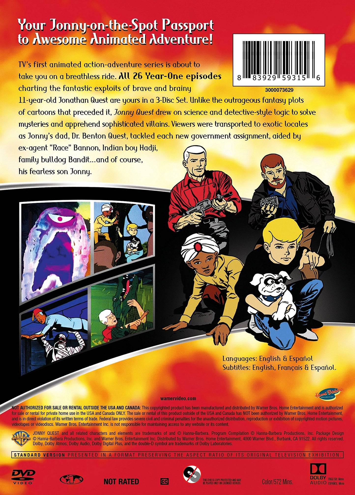 Jonny Quest: The Complete First Season [DVD]